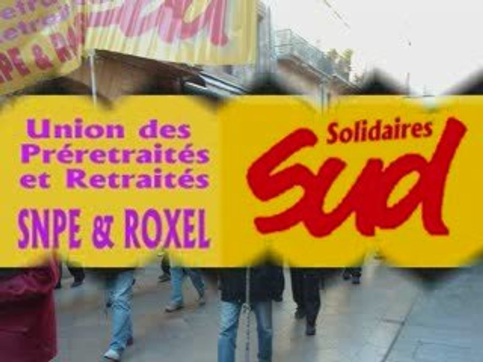 Reportage FR3 manif retraités octobre09 Bx