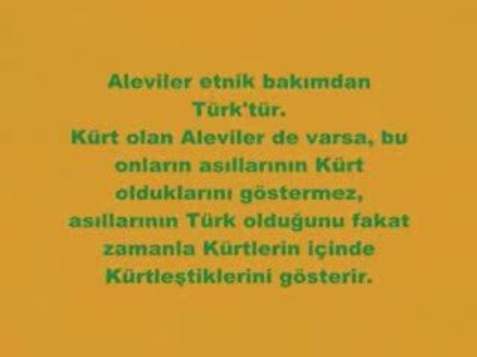 Kürt Alevisi yok -Alevilik Türklügün özüdür