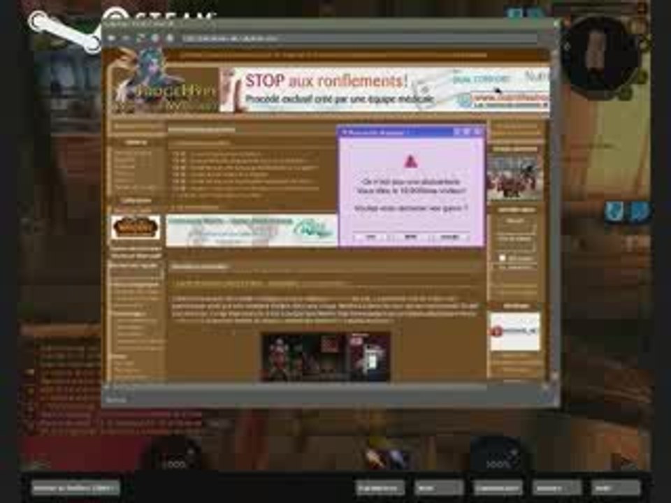 wow + steam