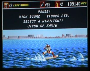 Shinobi III sur megadrive test vidéo par xghosts