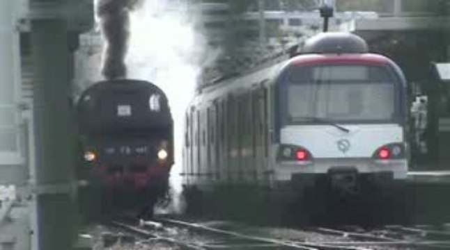 Départ de la 141 TB 407 depuis Boissy St Léger le 11-10-2009