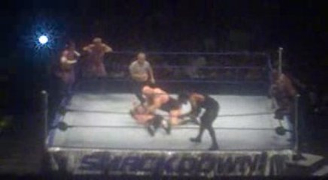 Match final de Undertaker Batista ..vs jericho cmpunk(suite)