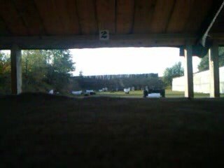 Defonce bouteille à 150 mètres