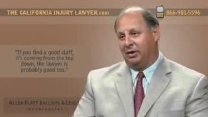 A Good Staff Makes A Good Lawyer.  If You've Been ...