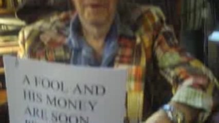 Tuli Kupferberg Daily Perverb A Fool and His Money