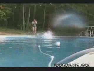 Régis à la piscine