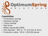 Compression Spring - Extension Spring - Torsion Spring