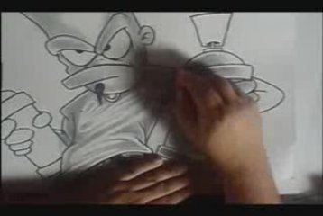 HOW TO DRAW GRAFFITI CHARACTER