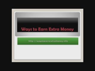 Ways to Earn Extra Money