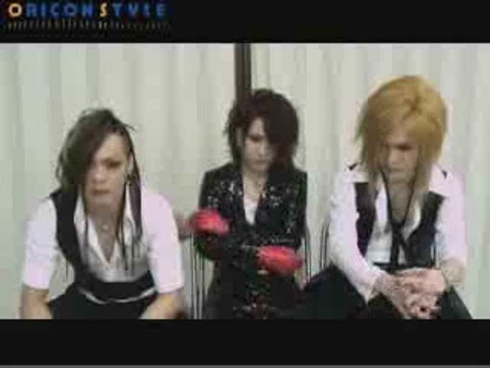 Kai, Ruki & Uruha - Oricon Style Comment