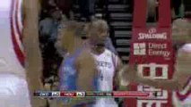 NBA Carl Landry goes up and under for the tough layup and th