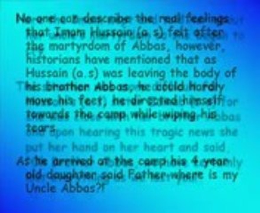 A Story Of Al Abbas 3