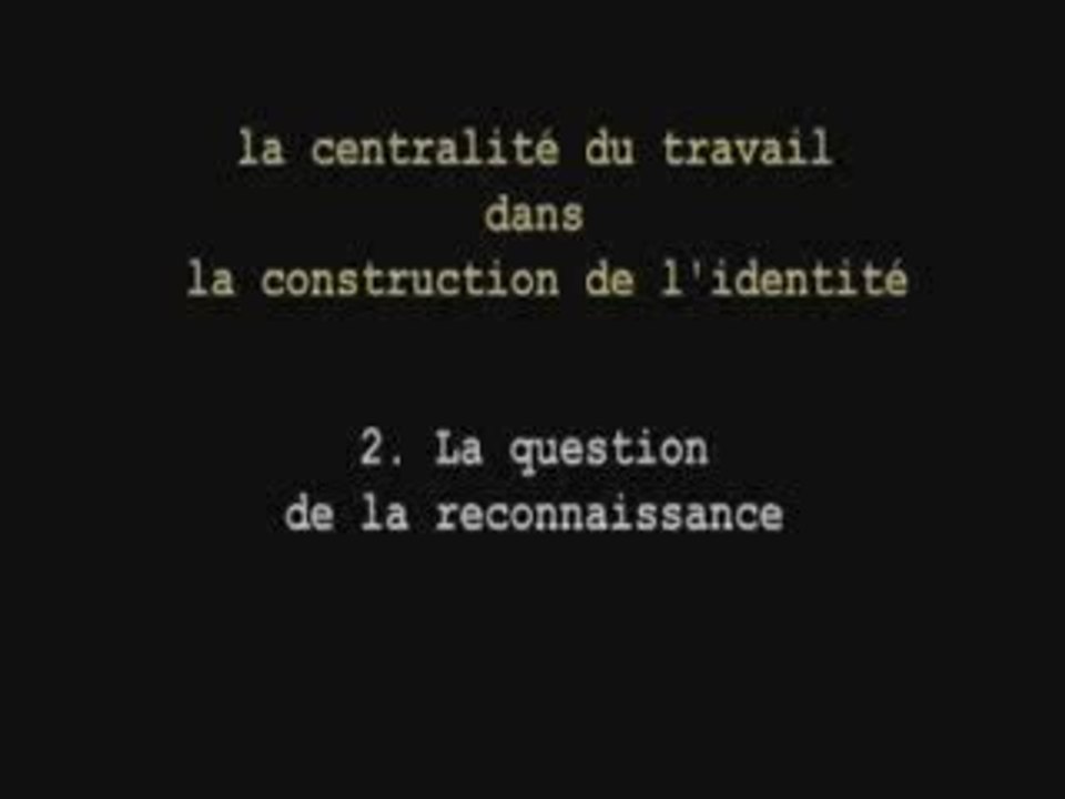 3.La question de la reconnaissance