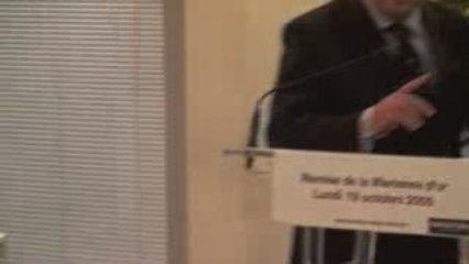 Remise de la Marianne d'or à Claude Bartolone