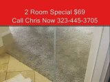 Santa Monica Carpet Cleaners (carpet cleaning) 2RMS $69