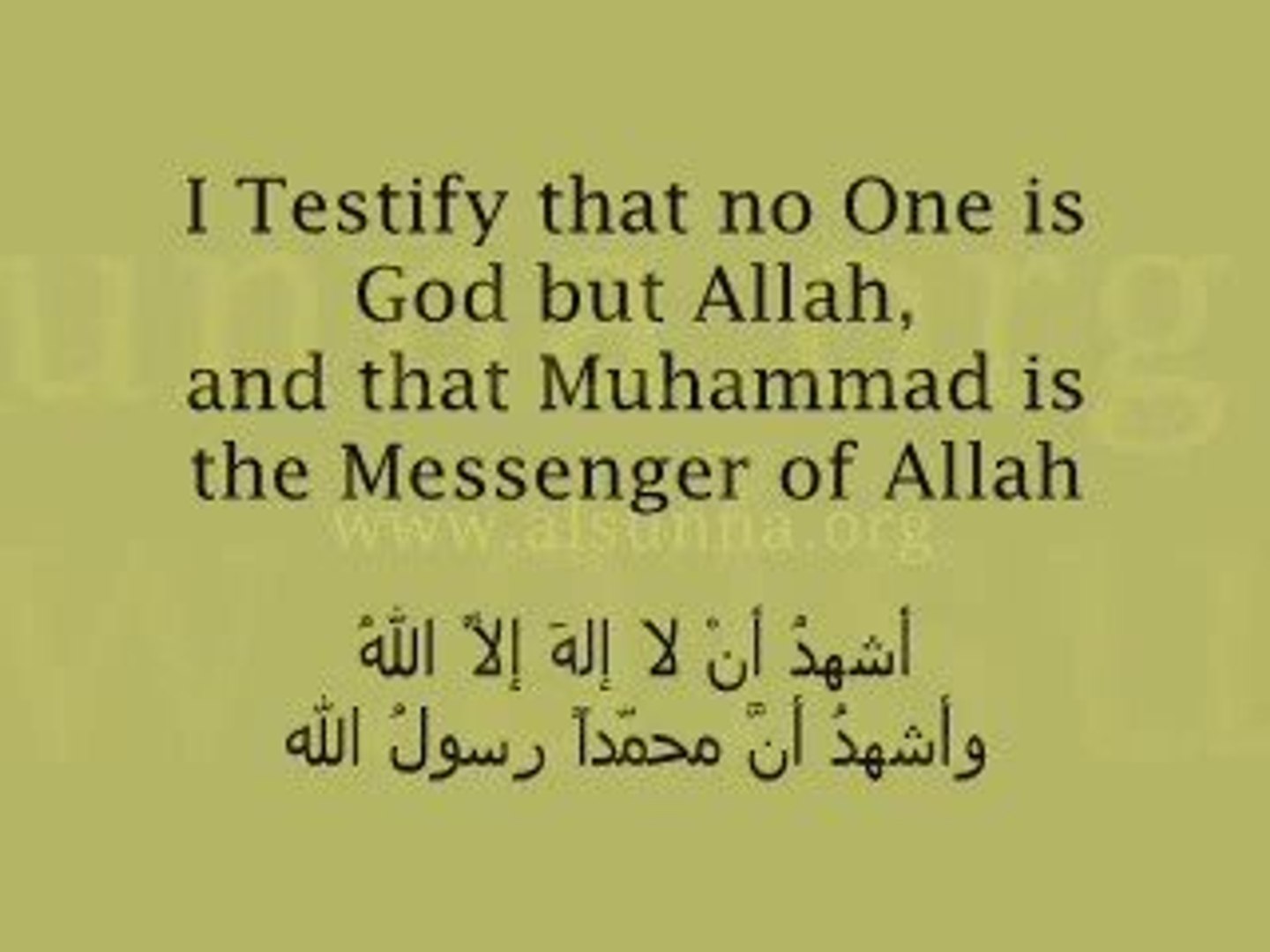 Believing That No God But Allah Video Dailymotion