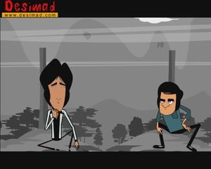 Veeru and Basanti on Honeymoon–Jai Veeru
