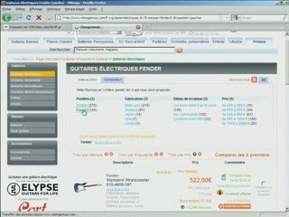 Vidéo de démo Compario - La Navigation à Facettes (Milonga)