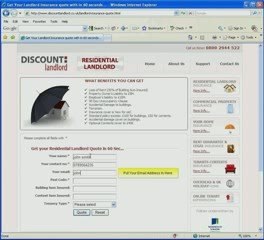 Landlord Insurance quote in 60 Seconds