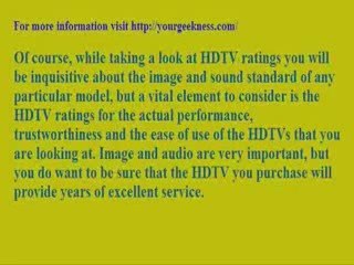 Getting Along With Using HDTV Ratings Reviews