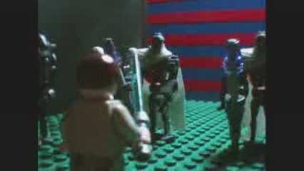 Adaptation en lego de la rencontre de obi-wan et grievous