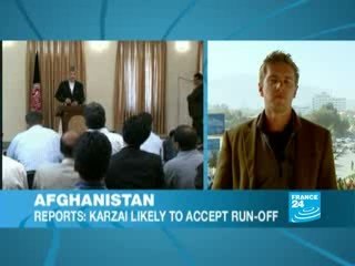 Karzai 'to accept vote' to avert Afghan chaos
