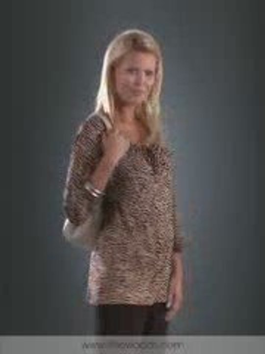 Savoir - TIE NECK JERSEY TOP