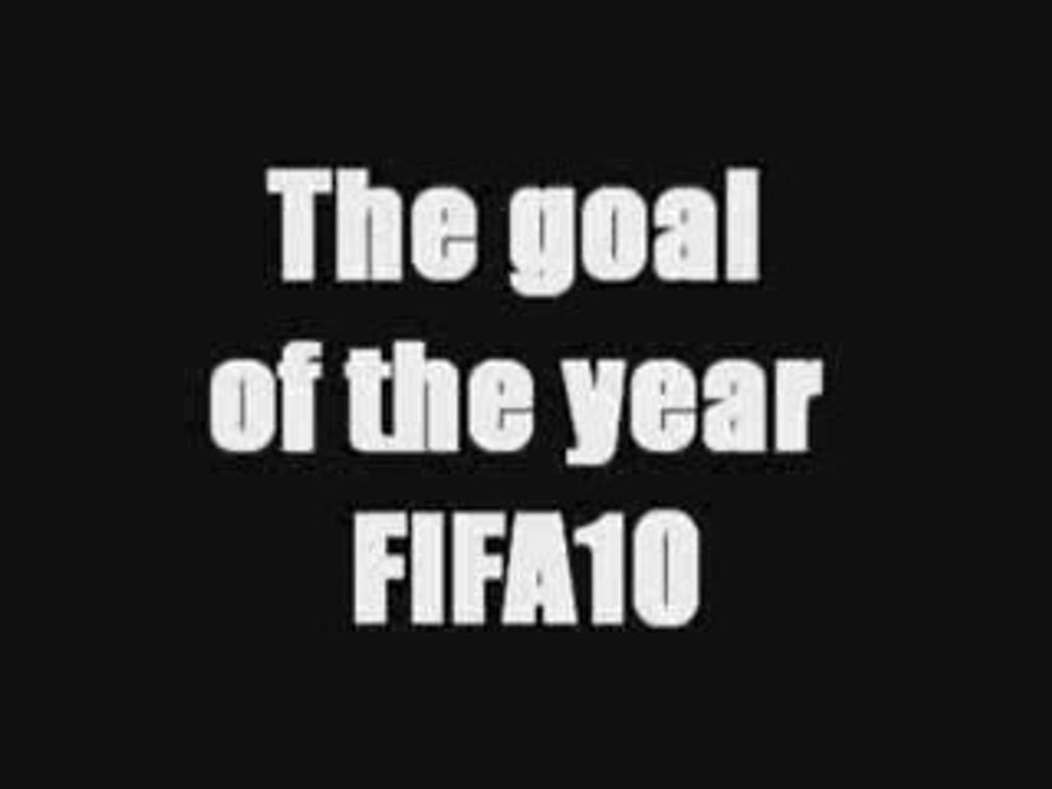 But de l'année à FIFA10 [Tir 35m barre rentrante]