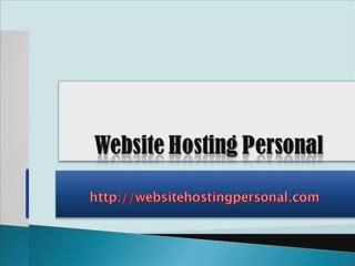 Website Hosting Personal