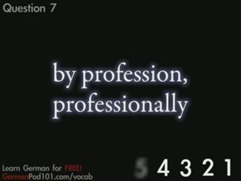 Learn German - Video Vocabulary Beginner #4