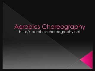 aerobics choreography