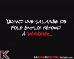 Quand une salariée de Pôle Emploi répond à Wauquiez