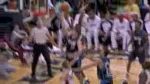 NBA Matt Carroll  getting blocks By LeBron James shot off th