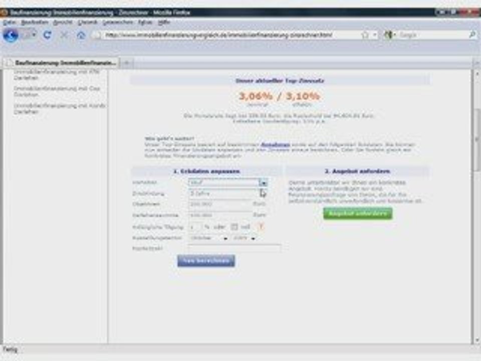 Sparen bei der Immobilienfinanzierung