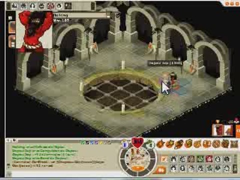 sadida Helking lvl 107 vs dopeul iop lvl 120.