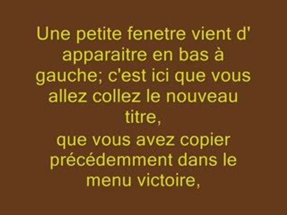 Astuce --> Comment Activer Un Titre Sur Gladiatus