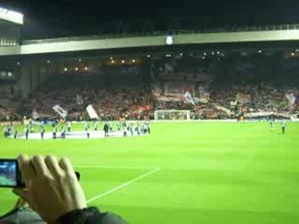 YNWA Liverpool - Lyon 20 octobre 2009