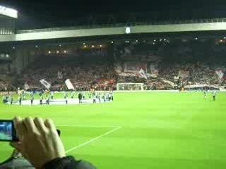 YNWA Liverpool - Lyon 20 octobre 2009