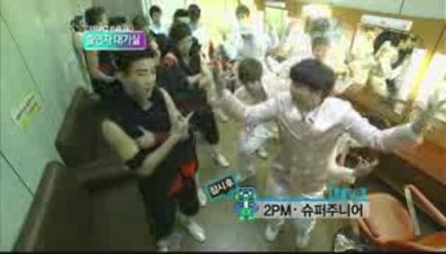 2PM & Super Junior - Waiting Room (Music Bank) 15.05.2009