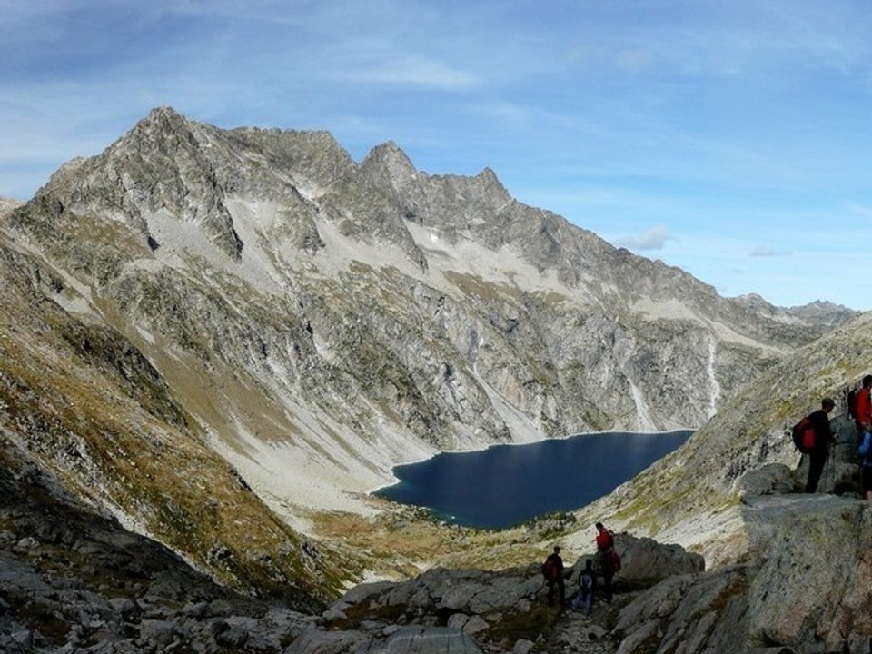 Néouvielle - Pic d'Estaragne - lac-barrage de cap-de-long