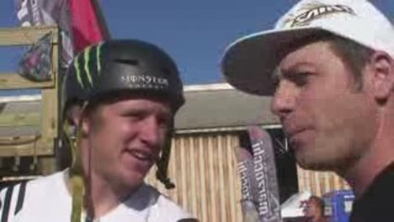 PM6 : interview de Jamie Goldman au slopestyle contest