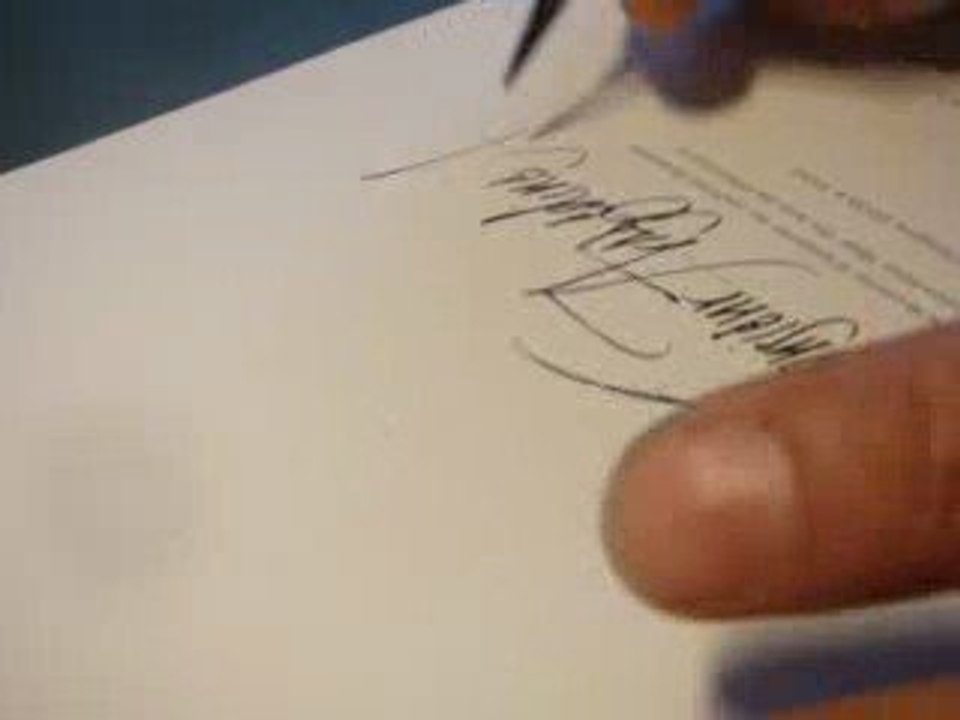 calligraphie gestuelle