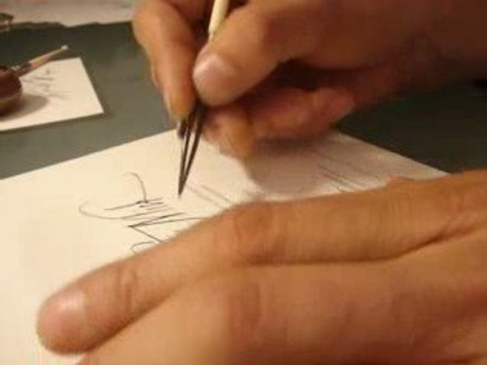 calligraphie gestuelle