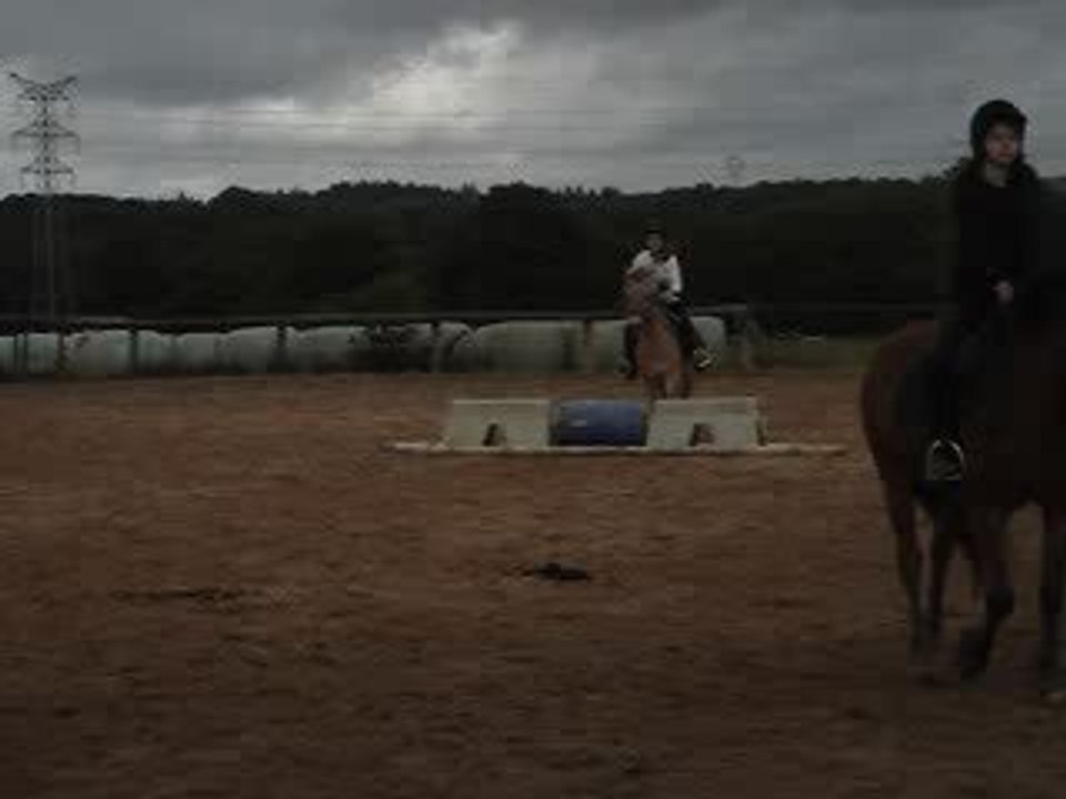 Saut des soubassements du gros Ruse.