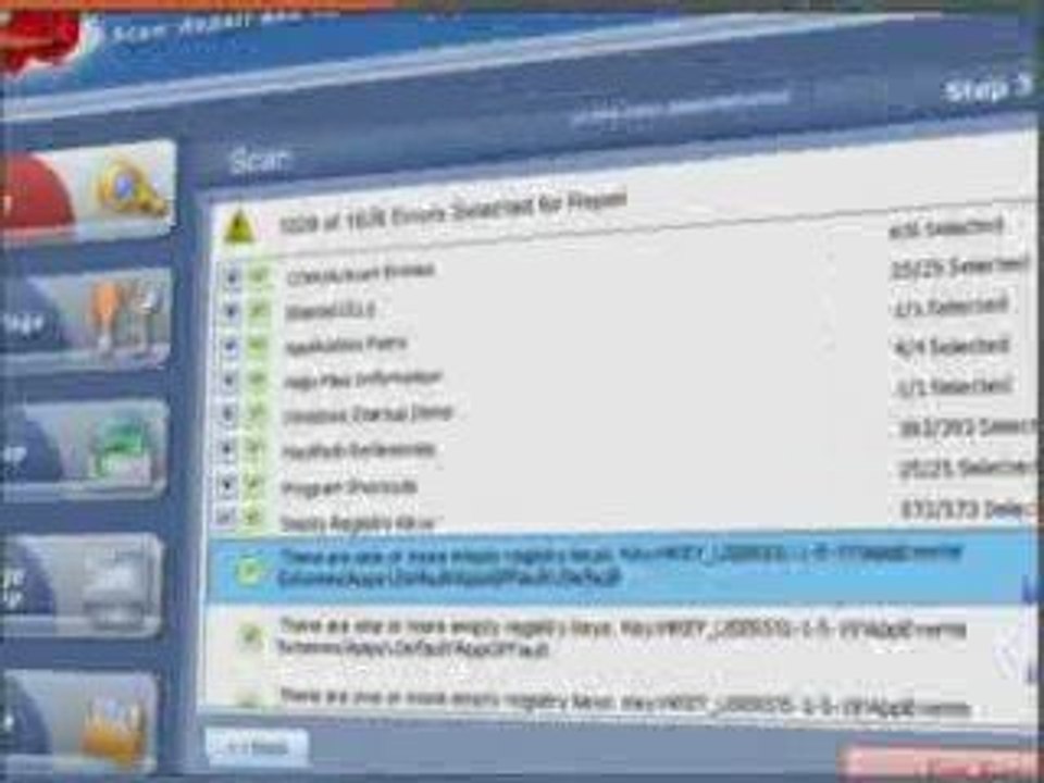 RegCure Registry Cleaner and Optimizer