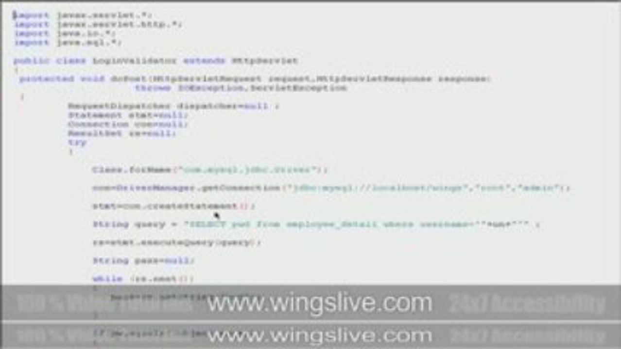 Sample Application using Java EE