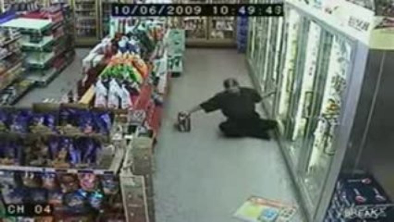 Drunkest Guy Ever Goes for More Beer
