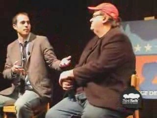 GWU student gets Michael Moore to admit that we do not have