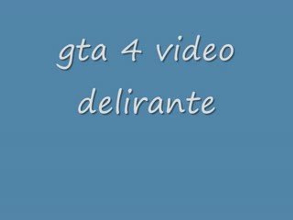 GTA4 ECRASE PAR UN TRAIN