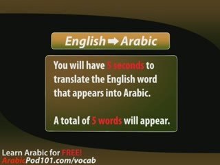 Learn Arabic - Video Vocabulary Newbie Series #3